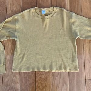 TNA Mustard Crew Neck Sweater